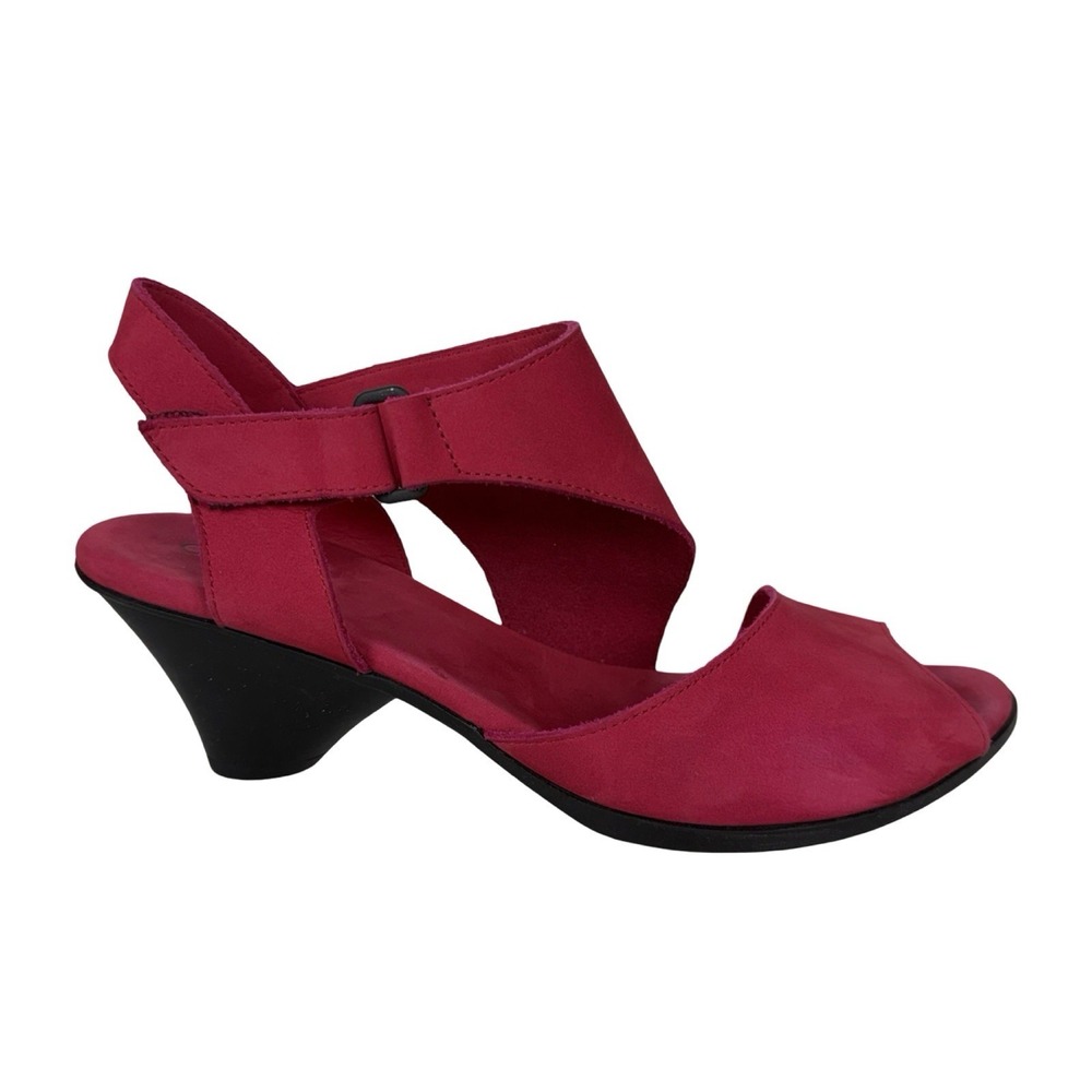 Arche Womens 40 US 9 Sandals Pink Nubuck Casual Leather Made In Croatia